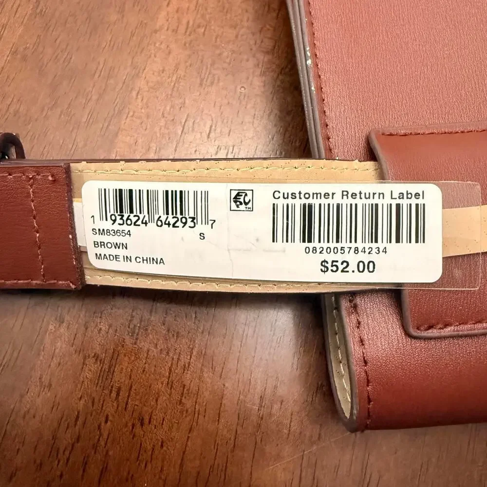 Steve Madden Brown Leather Belt Bag